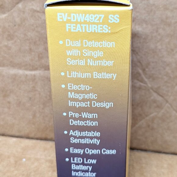 SECURE WIRELESS EV-DW4927 WIRELESS SHOCK SENSOR - NEW IN BOX - Picture 4 of 6